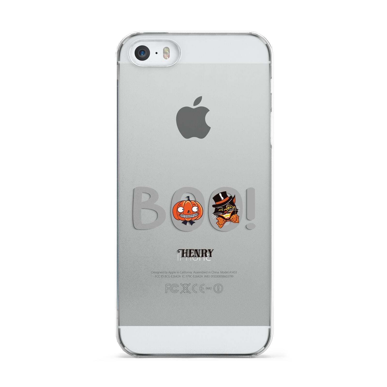 Boo Personalised Apple iPhone 5 Case