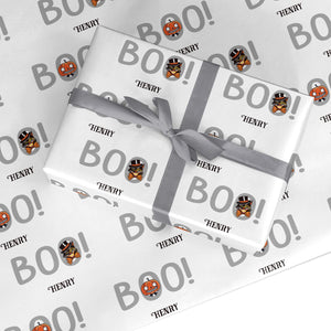 Boo personalisiertes Geschenkpapier