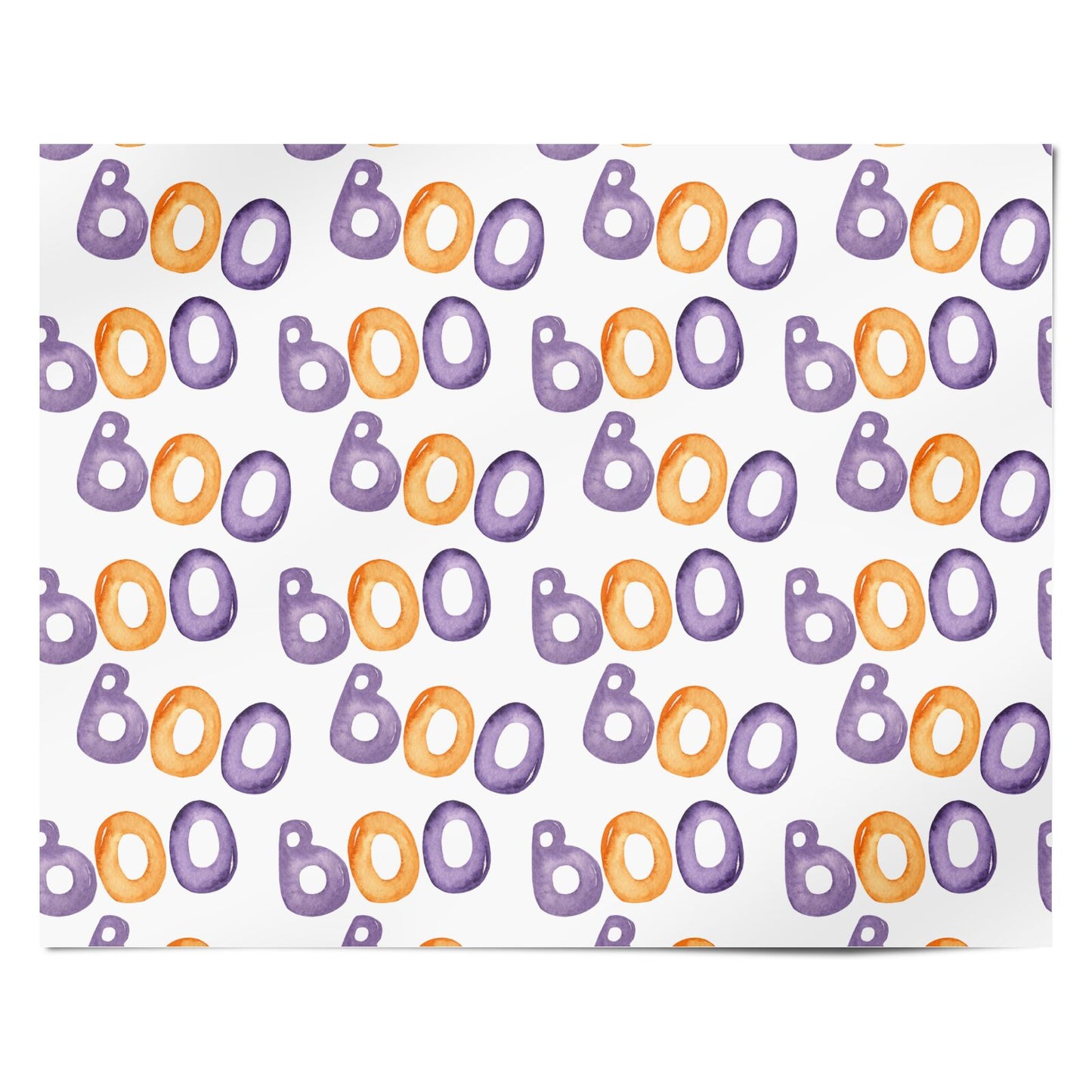 Boo Personalised Wrapping Paper Alternative