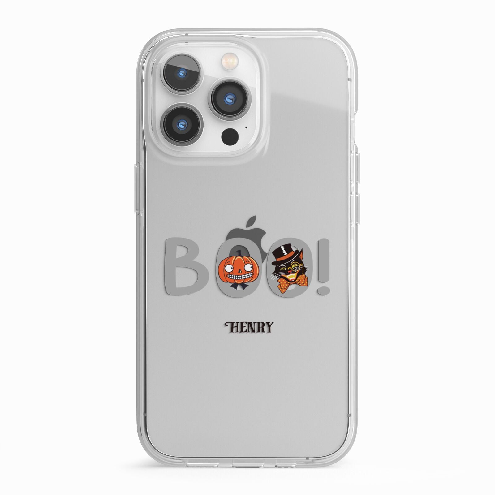 Boo Personalised iPhone 13 Pro TPU Impact Case with White Edges