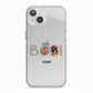 Boo Personalised iPhone 13 TPU Impact Case with White Edges
