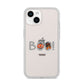 Boo Personalised iPhone 14 Clear Tough Case Starlight
