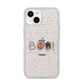 Boo Personalised iPhone 14 Glitter Tough Case Starlight