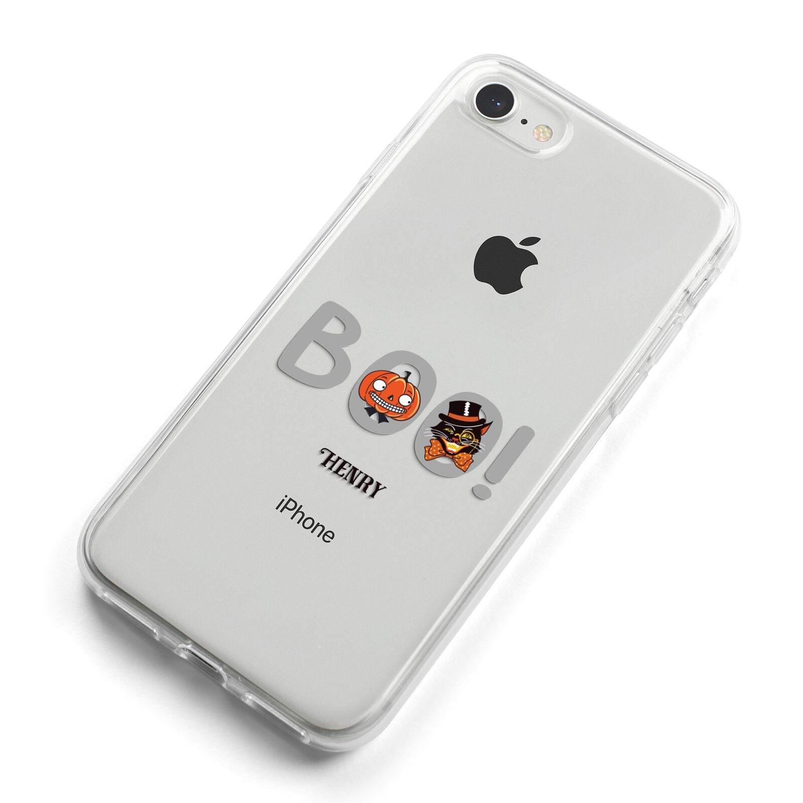 Boo Personalised iPhone 8 Bumper Case on Silver iPhone Alternative Image