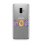 Boo Samsung Galaxy S9 Plus Case on Silver phone