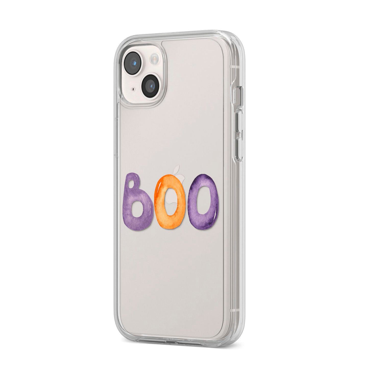 Boo iPhone 14 Plus Clear Tough Case Starlight Angled Image