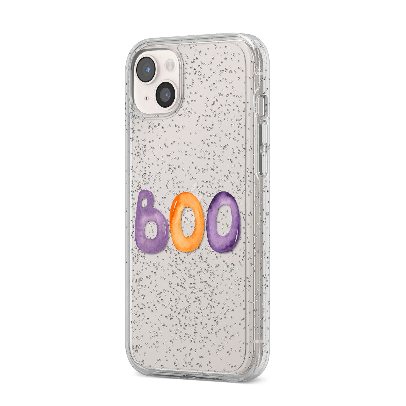 Boo iPhone 14 Plus Glitter Tough Case Starlight Angled Image