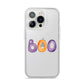 Boo iPhone 14 Pro Clear Tough Case Silver