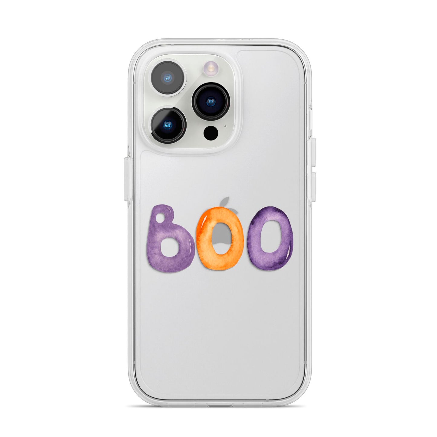 Boo iPhone 14 Pro Clear Tough Case Silver