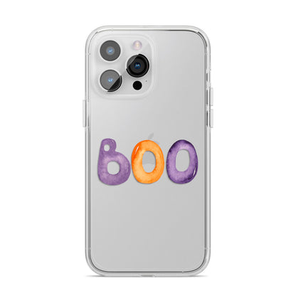 Boo iPhone 14 Pro Max Clear Tough Case Silver