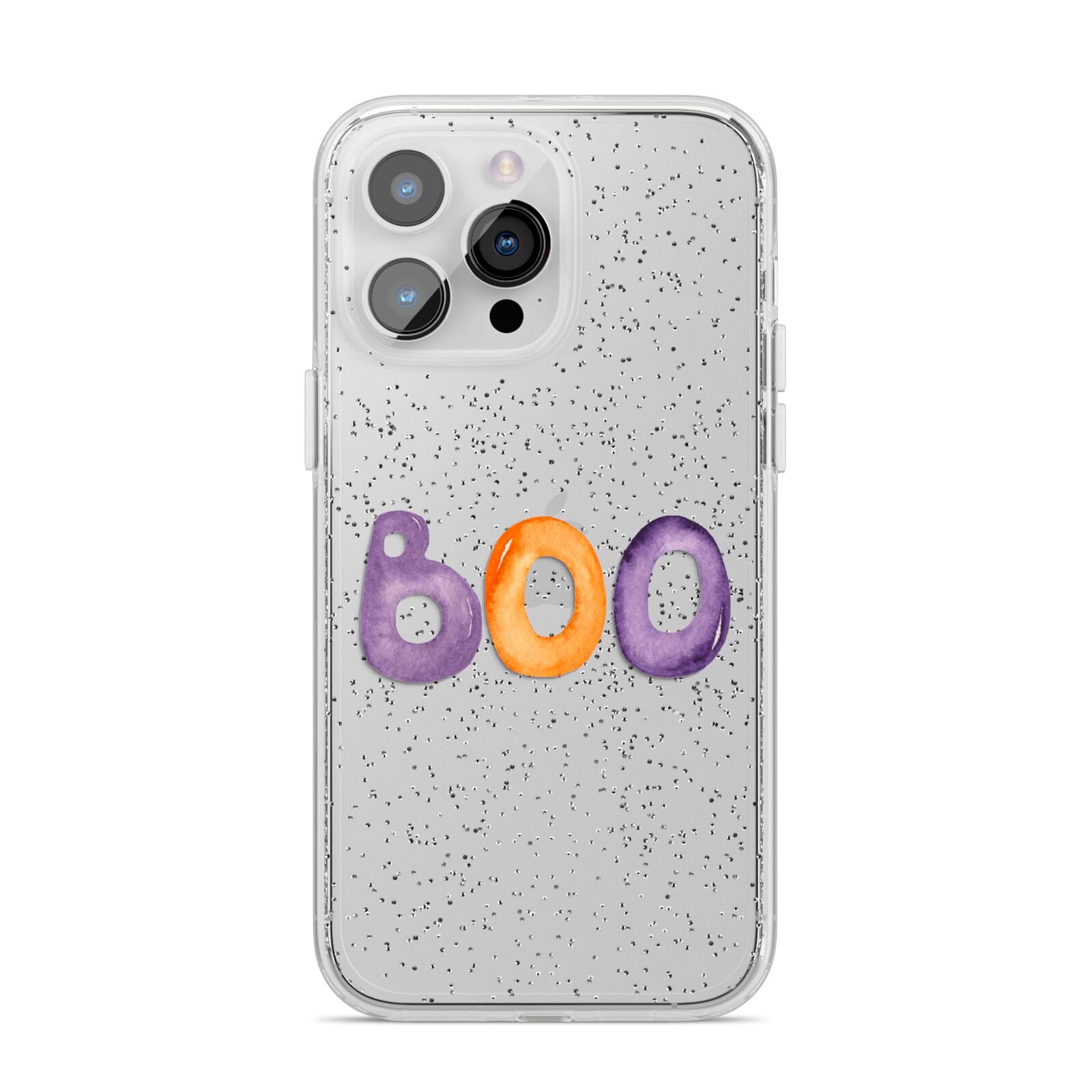 Boo iPhone 14 Pro Max Glitter Tough Case Silver