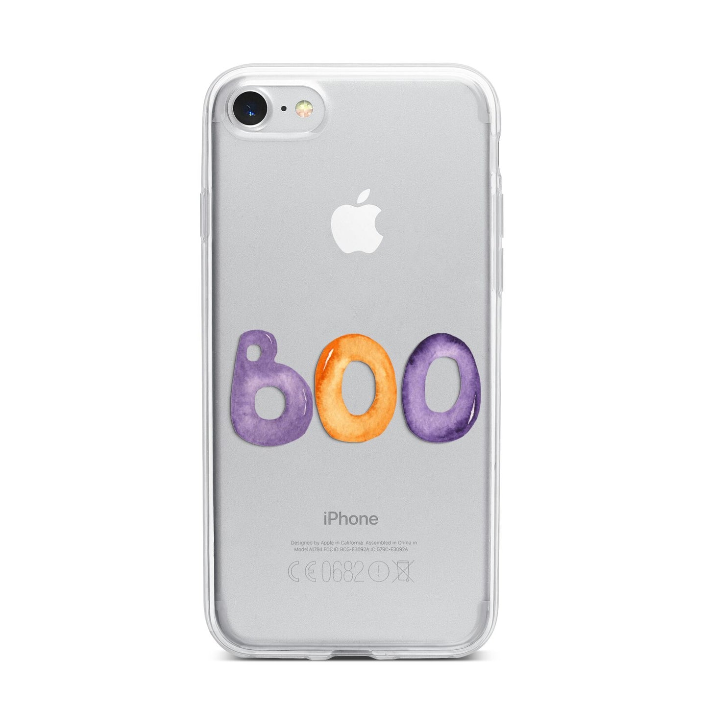 Boo iPhone 7 Bumper Case on Silver iPhone