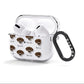 Borador Icon with Name AirPods Clear Case 3rd Gen Side Image