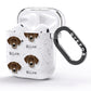 Borador Icon with Name AirPods Glitter Case Side Image