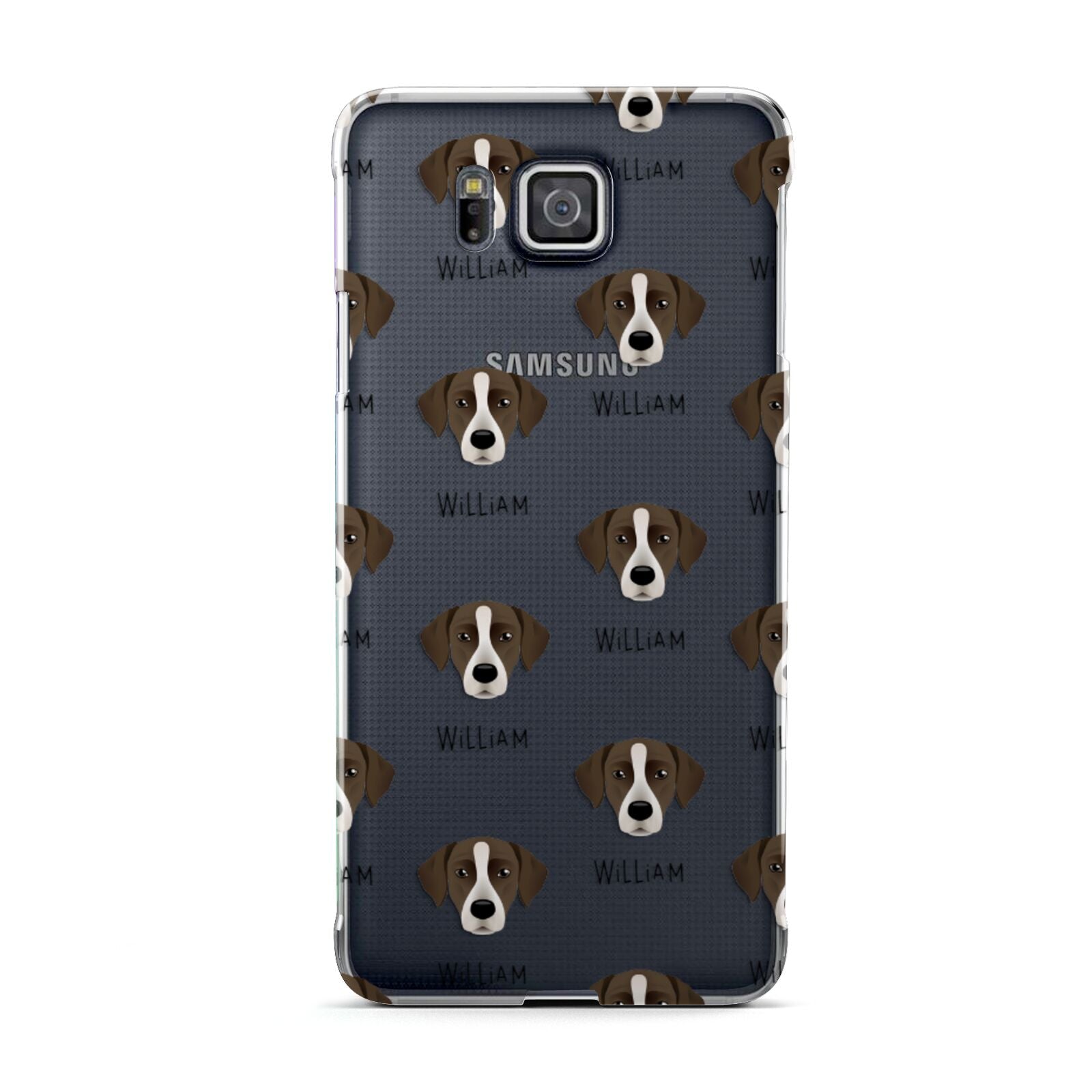 Borador Icon with Name Samsung Galaxy Alpha Case