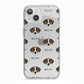 Borador Icon with Name iPhone 13 TPU Impact Case with White Edges