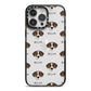 Borador Icon with Name iPhone 14 Pro Max Black Impact Case on Silver phone