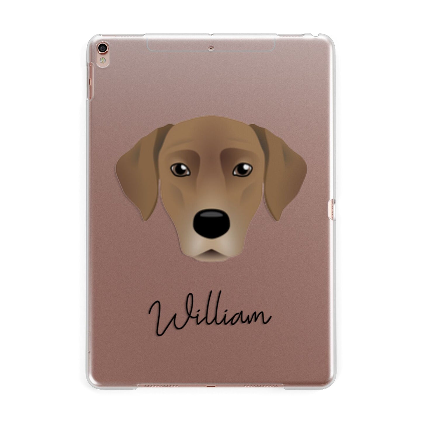 Borador Personalised Apple iPad Rose Gold Case