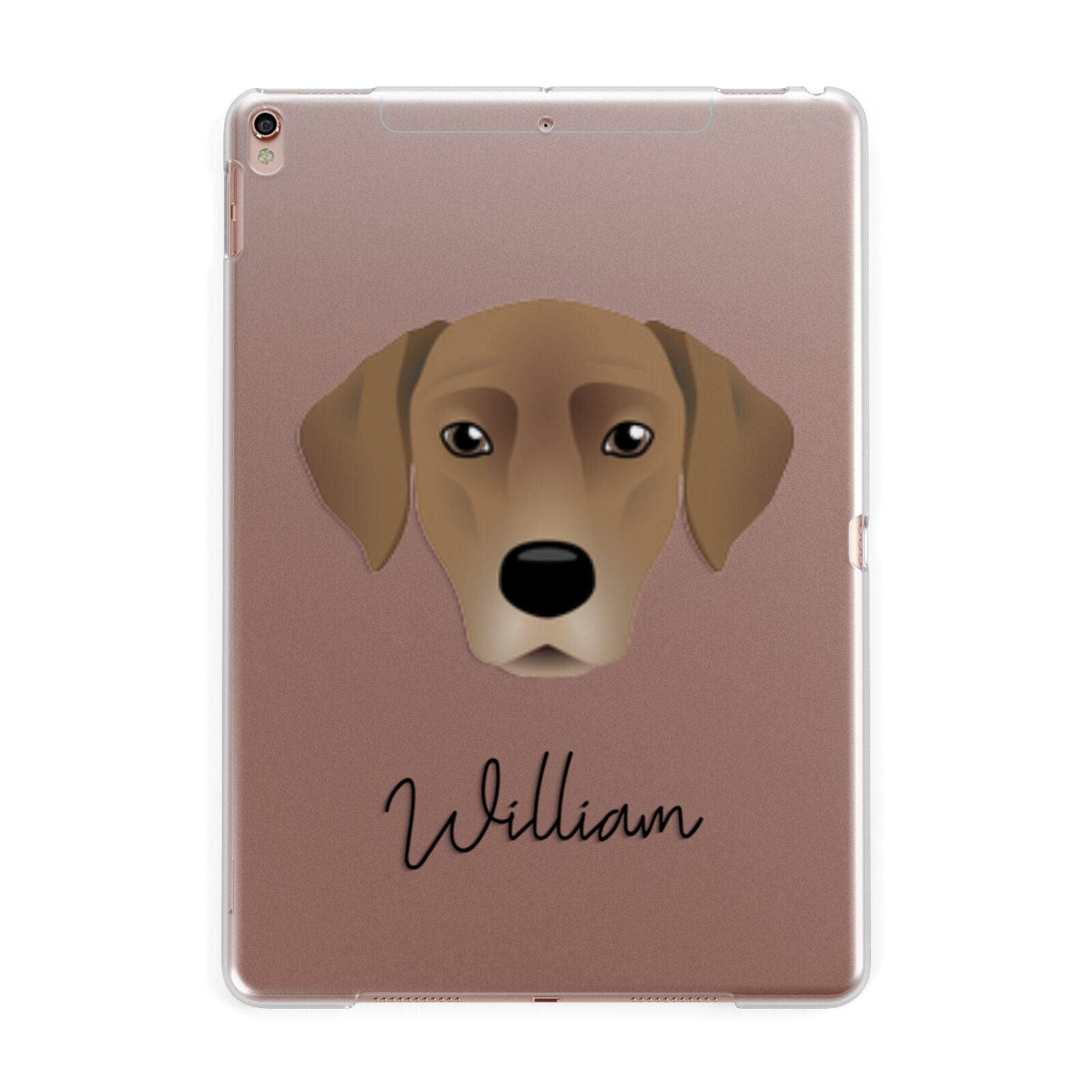 Borador Personalised Apple iPad Rose Gold Case