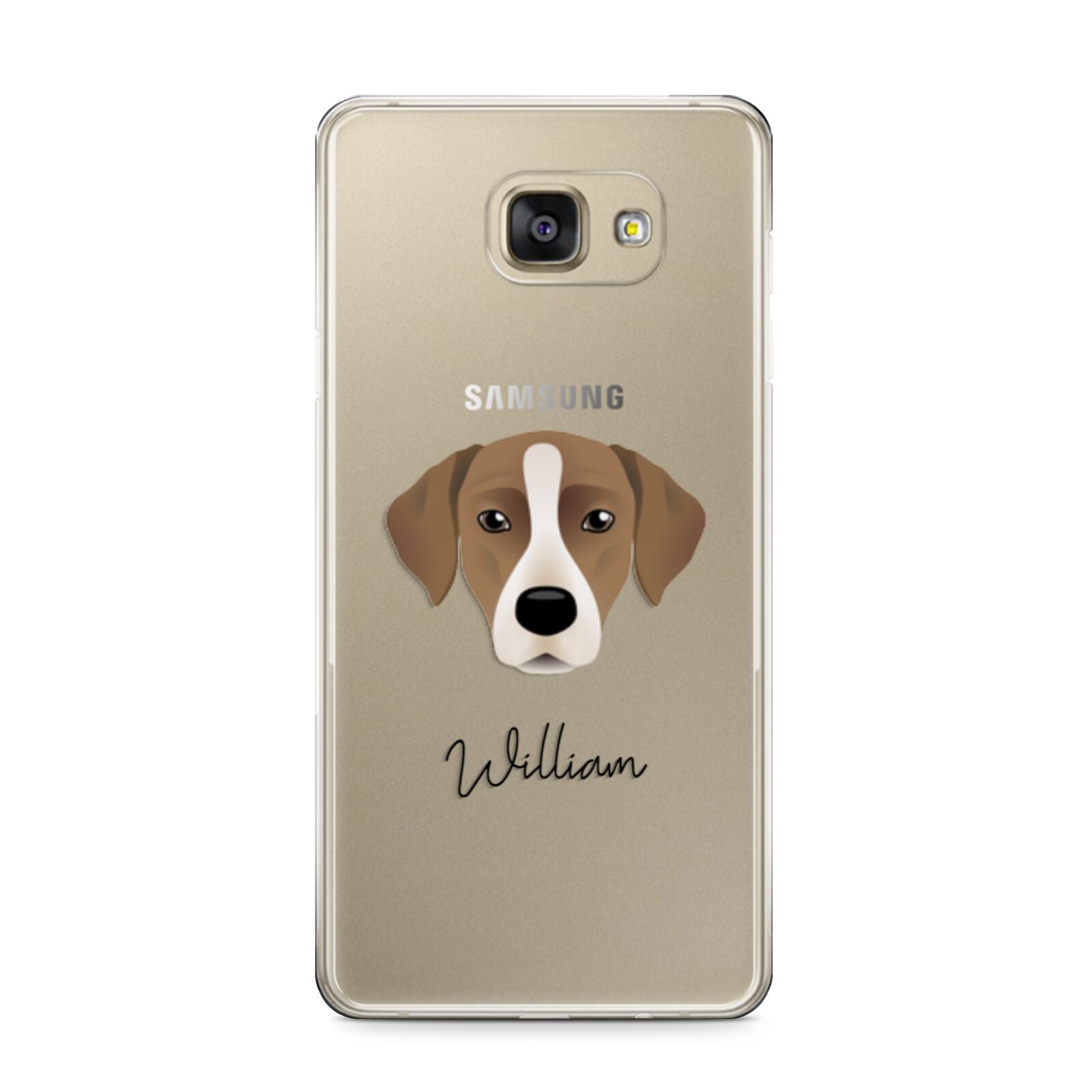 Borador Personalised Samsung Galaxy A9 2016 Case on gold phone