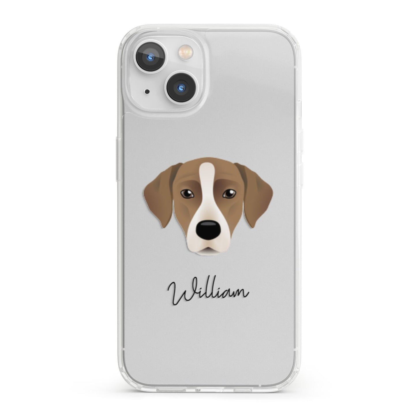Borador Personalised iPhone 13 Clear Bumper Case