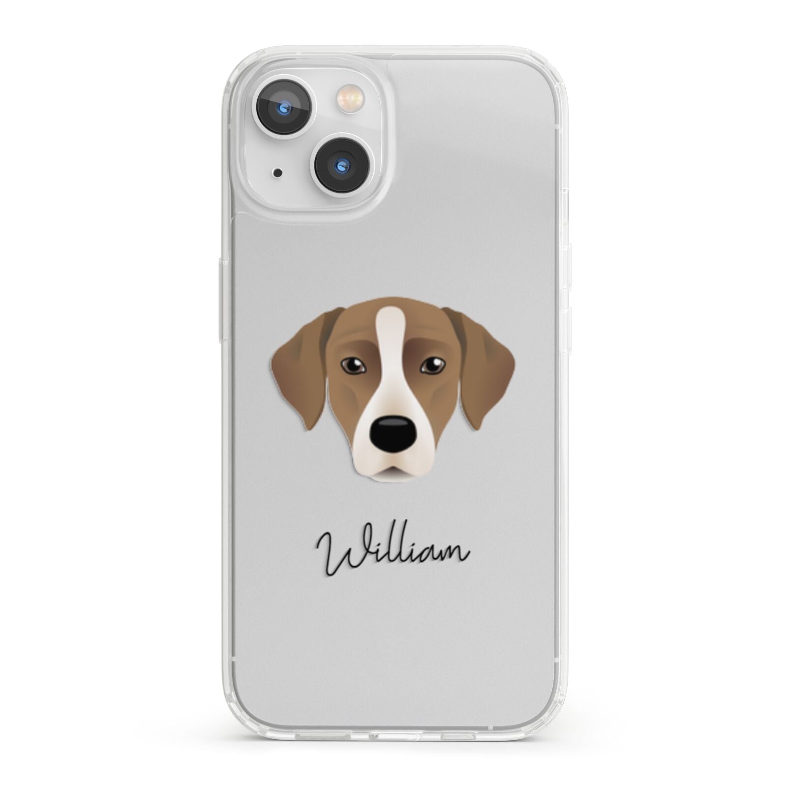 Borador Personalised iPhone 13 Clear Bumper Case