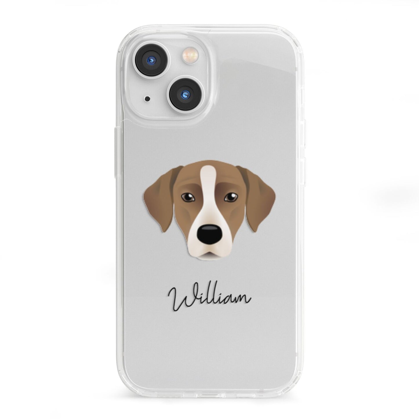Borador Personalised iPhone 13 Mini Clear Bumper Case