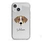 Borador Personalised iPhone 13 Mini TPU Impact Case with White Edges