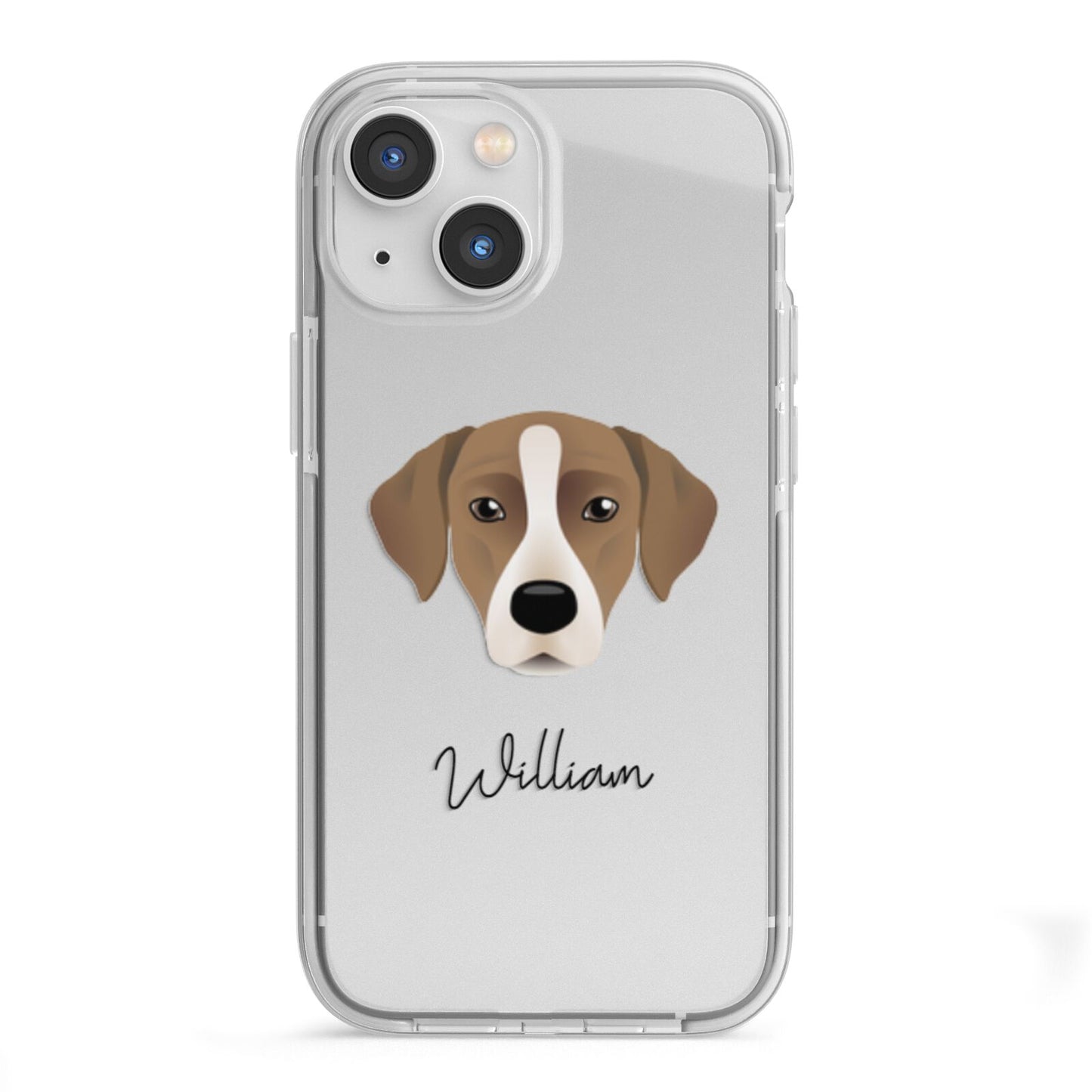 Borador Personalised iPhone 13 Mini TPU Impact Case with White Edges