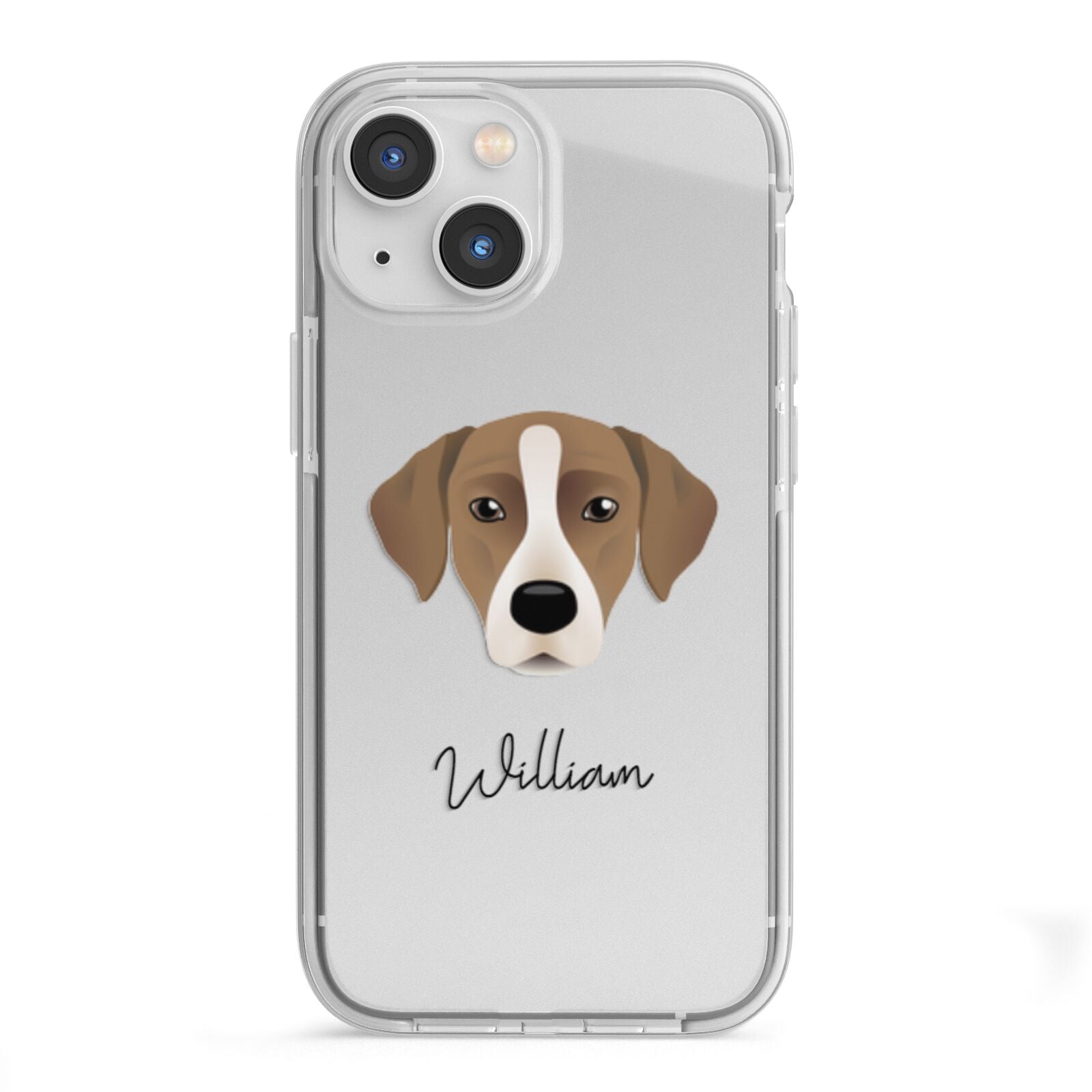 Borador Personalised iPhone 13 Mini TPU Impact Case with White Edges