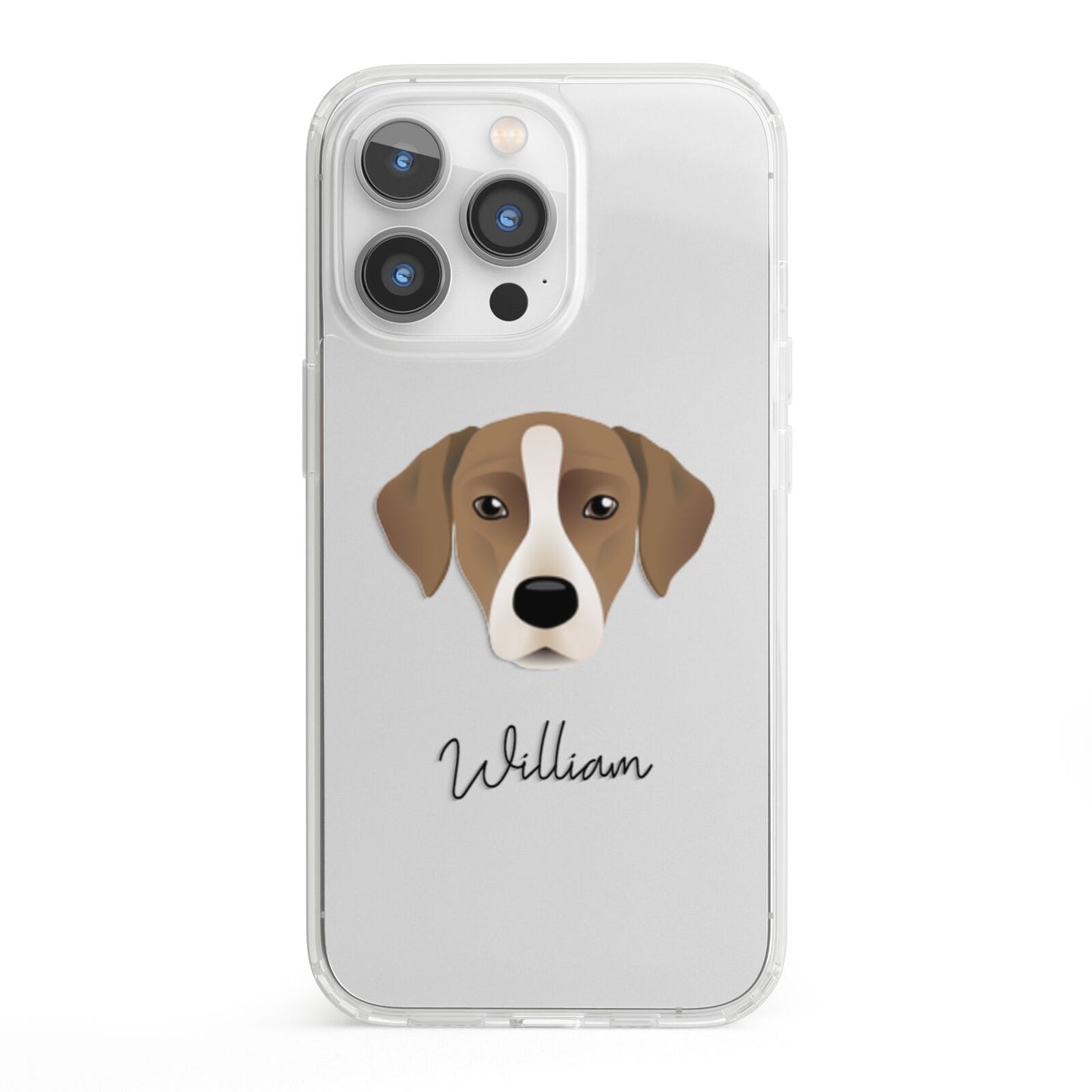 Borador Personalised iPhone 13 Pro Clear Bumper Case