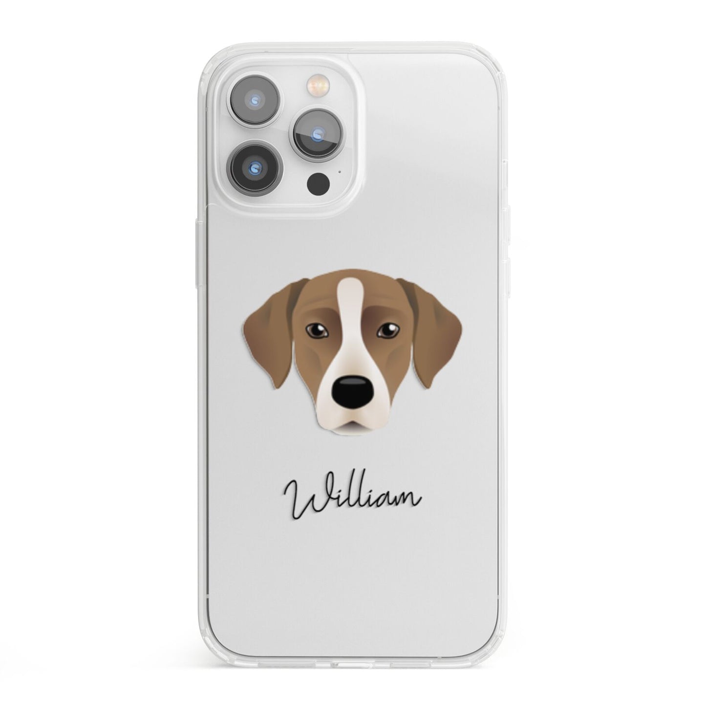 Borador Personalised iPhone 13 Pro Max Clear Bumper Case