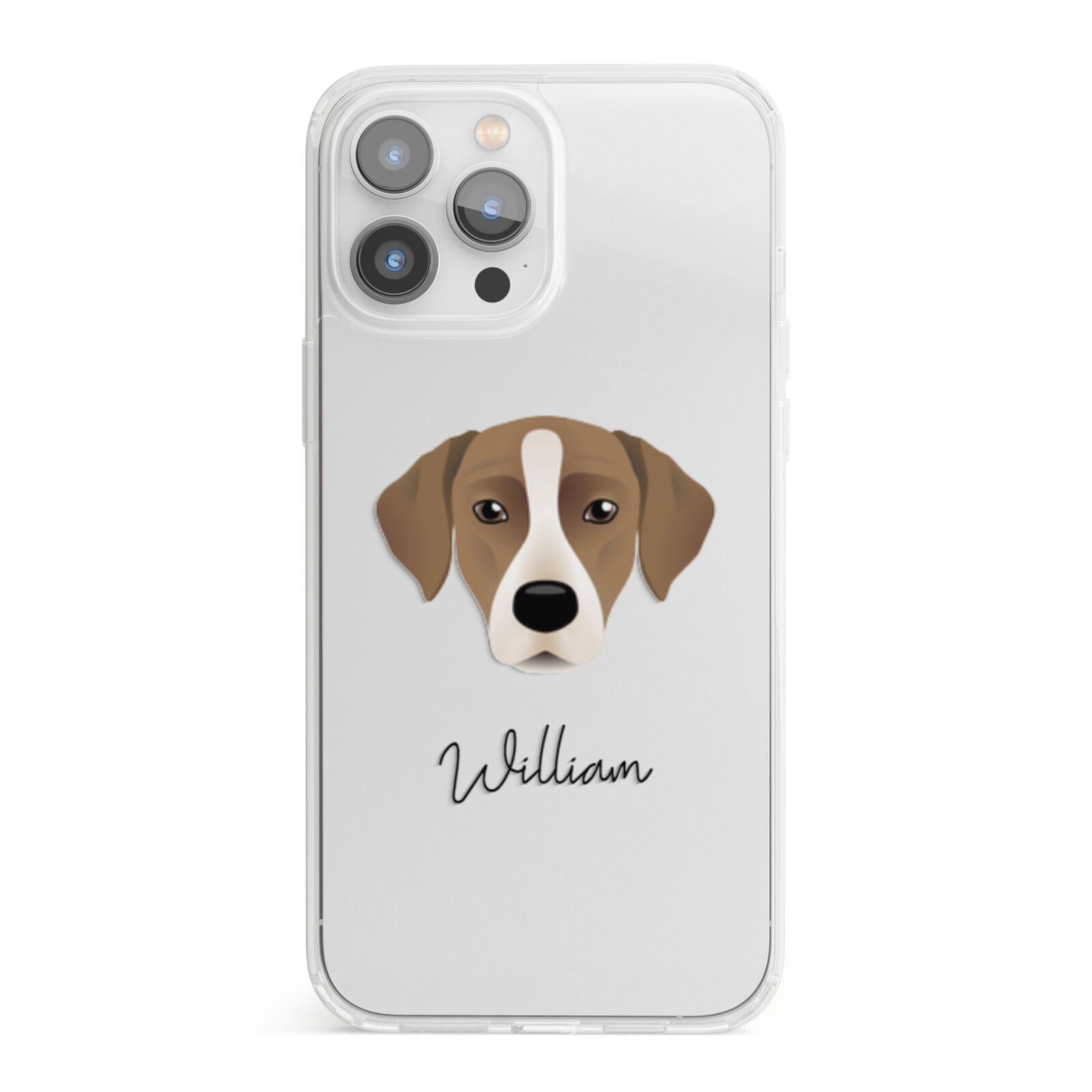 Borador Personalised iPhone 13 Pro Max Clear Bumper Case