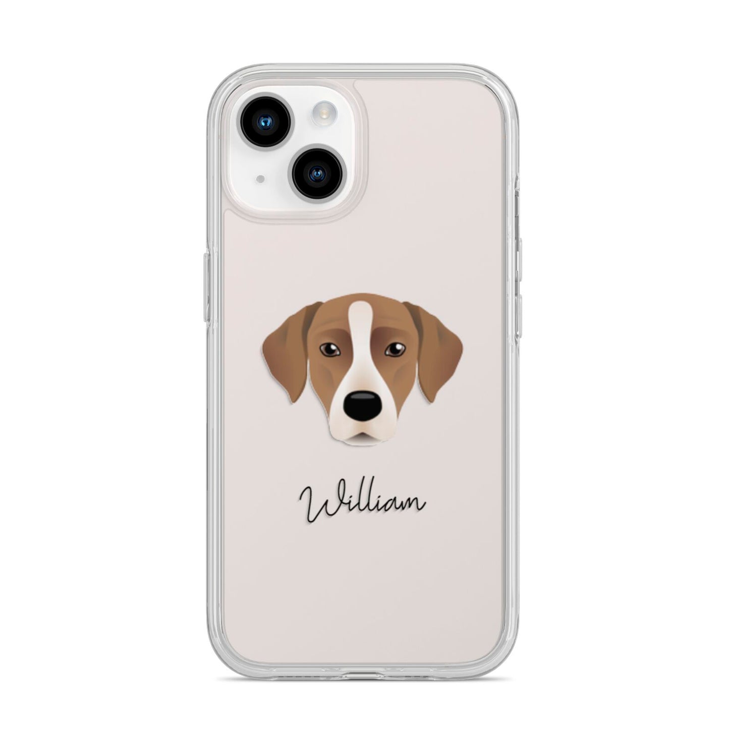 Borador Personalised iPhone 14 Clear Tough Case Starlight