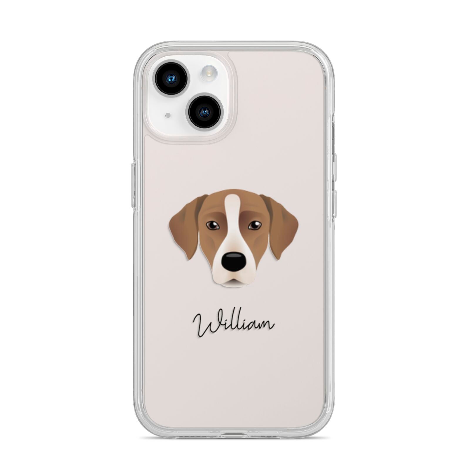 Borador Personalised iPhone 14 Clear Tough Case Starlight