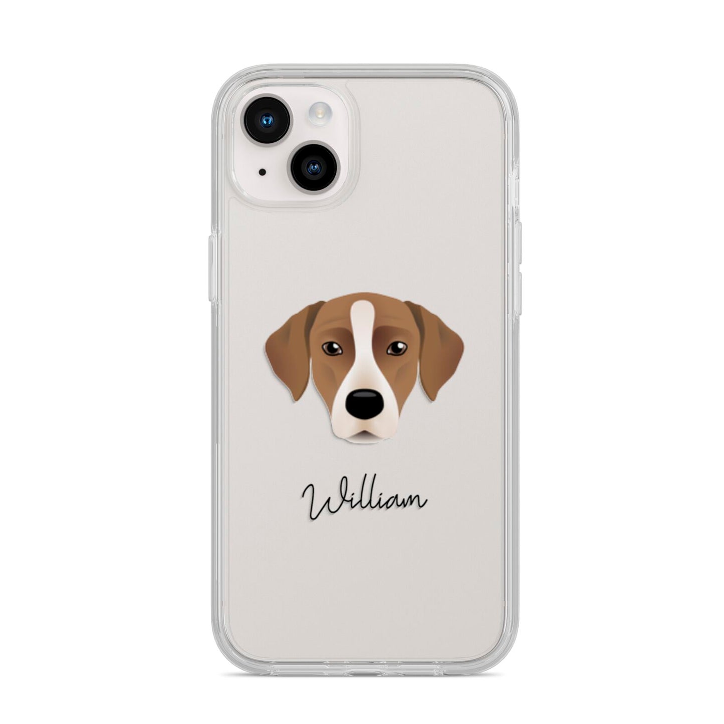 Borador Personalised iPhone 14 Plus Clear Tough Case Starlight