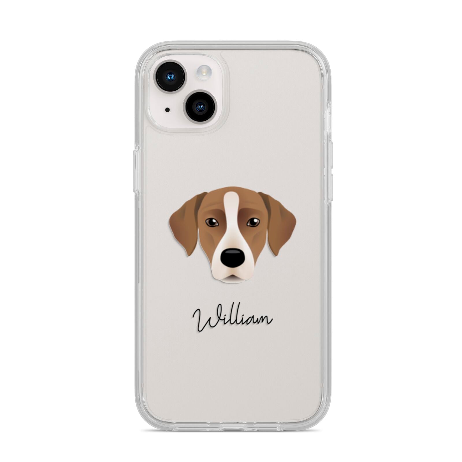 Borador Personalised iPhone 14 Plus Clear Tough Case Starlight