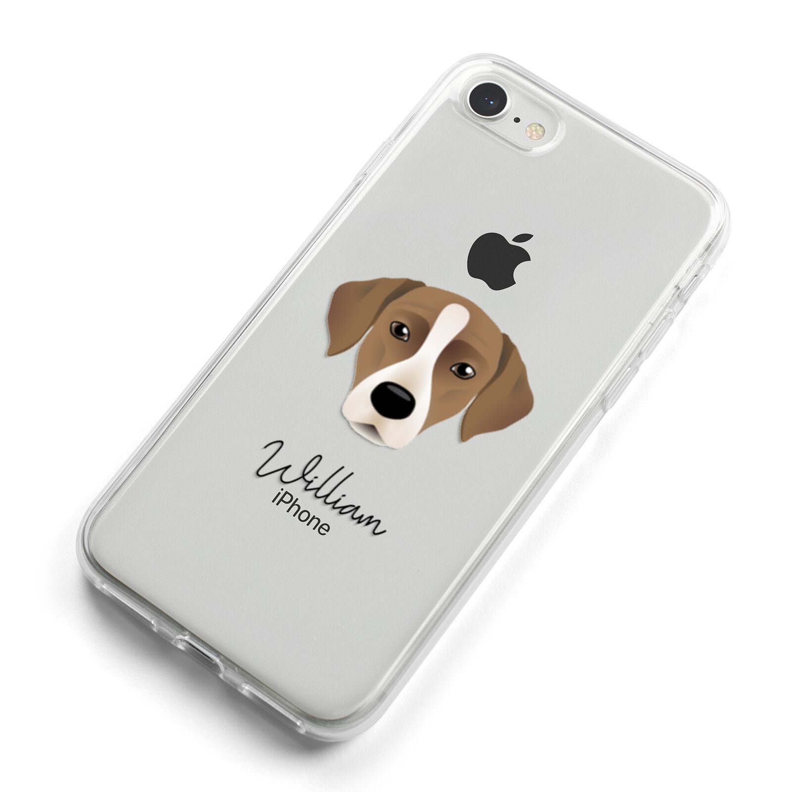 Borador Personalised iPhone 8 Bumper Case on Silver iPhone Alternative Image