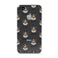 Border Collie Icon with Name Apple iPhone 4s Case