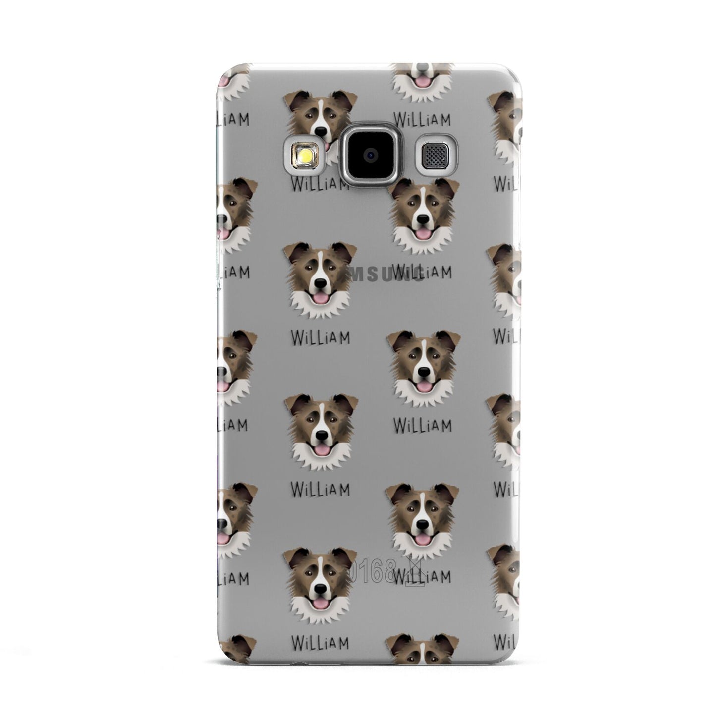 Border Collie Icon with Name Samsung Galaxy A5 Case