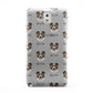 Border Collie Icon with Name Samsung Galaxy Note 3 Case