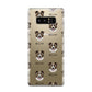 Border Collie Icon with Name Samsung Galaxy S8 Case