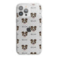 Border Collie Icon with Name iPhone 13 Pro Max TPU Impact Case with White Edges