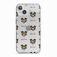 Border Collie Icon with Name iPhone 13 TPU Impact Case with White Edges