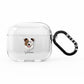 Border Collie Personalised AirPods Clear Case 3rd Gen