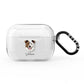 Border Collie Personalised AirPods Pro Clear Case