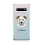 Border Collie Personalised Samsung Galaxy S10 Plus Case