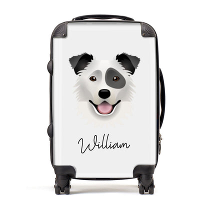 Border Collie Personalised Suitcase