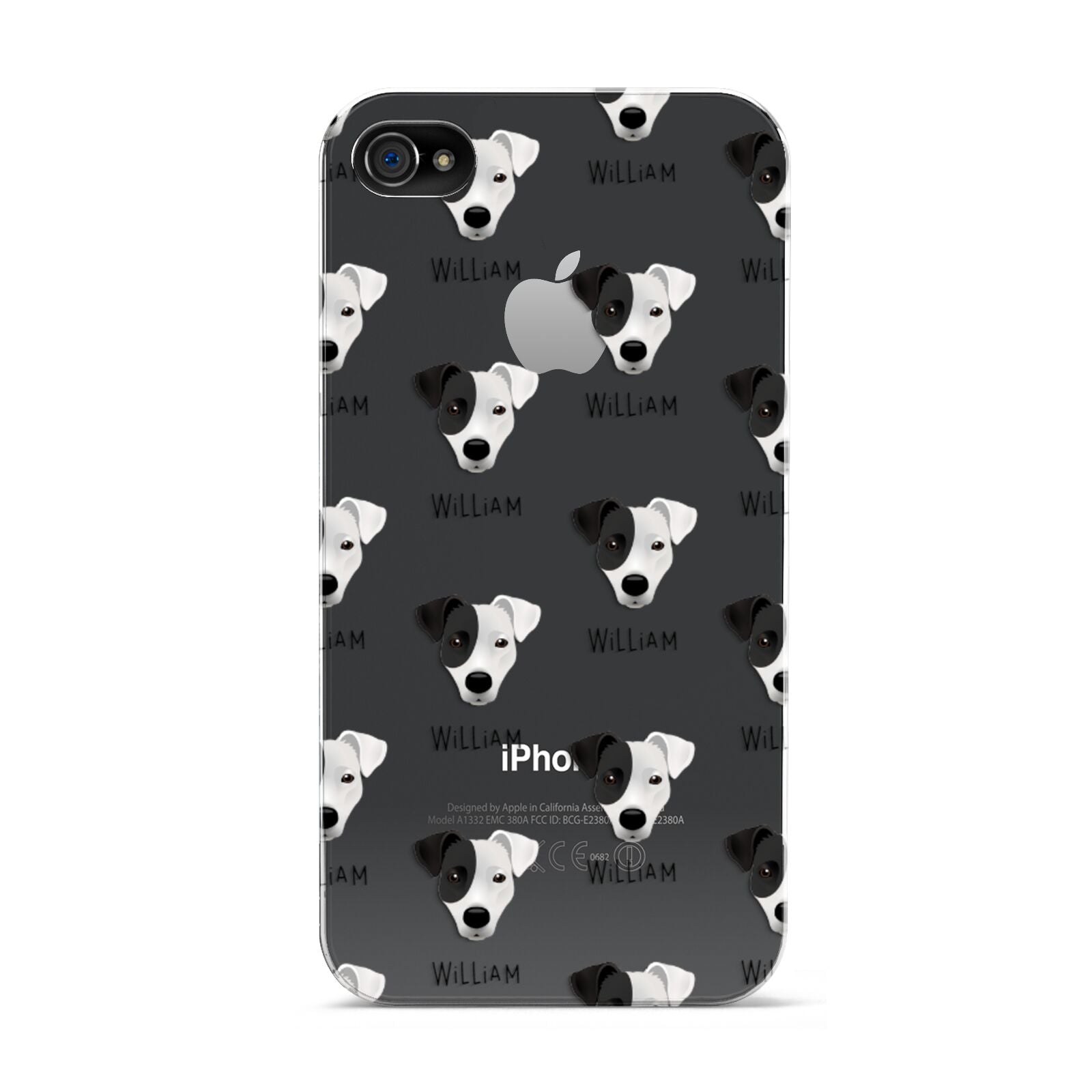 Border Jack Icon with Name Apple iPhone 4s Case