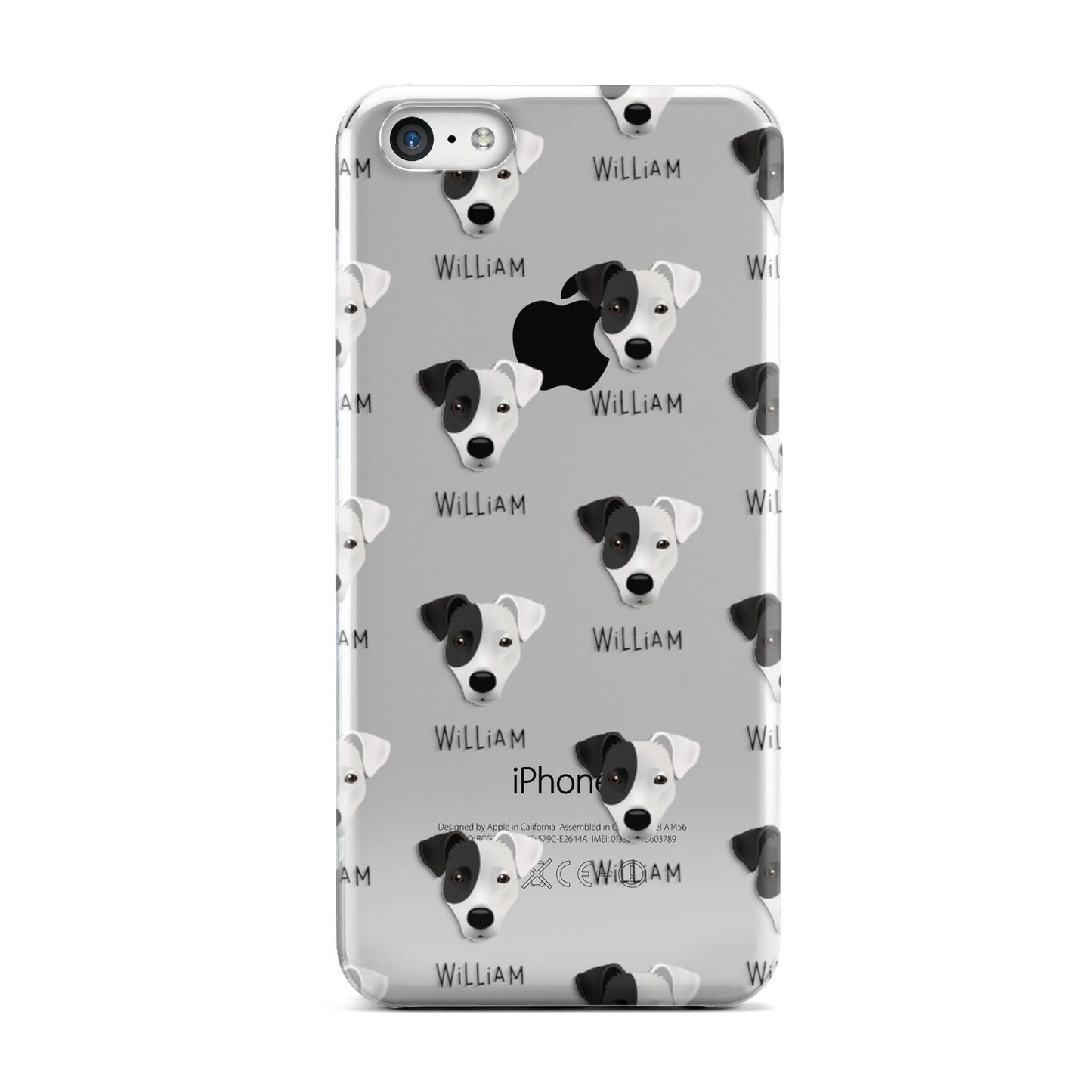 Border Jack Icon with Name Apple iPhone 5c Case